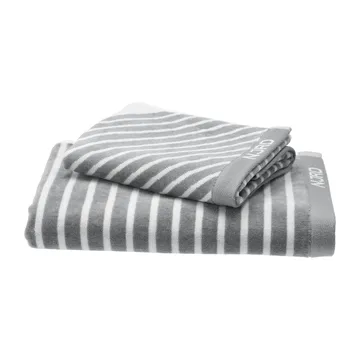 Stripes pyyhesetti 4 osaa - Harmaa - NJRD