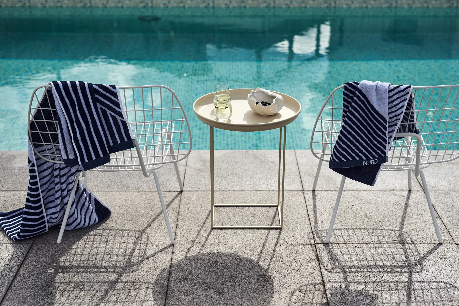 Stripes pyyhesetti 4 osaa - Sininen NJRD