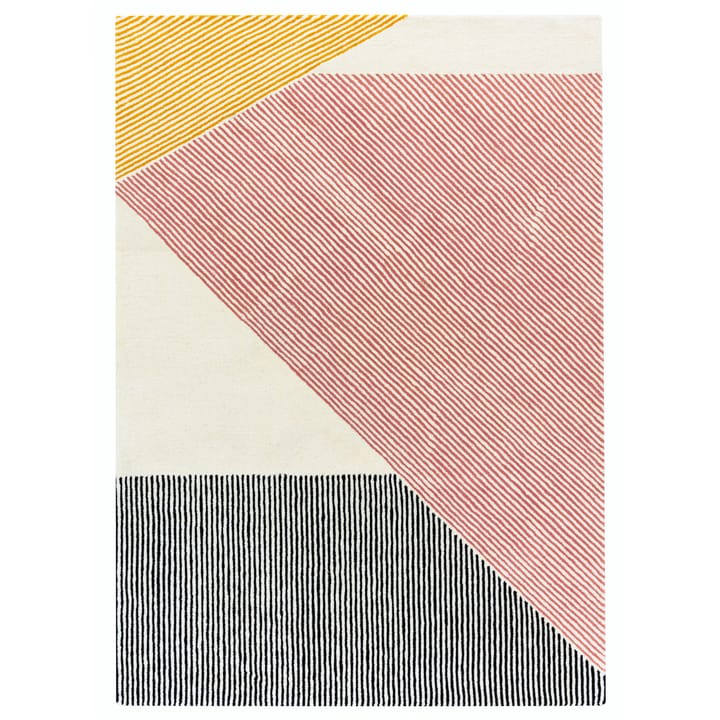 Stripes-villamatto, vaaleanpunainen - 200x300 cm - NJRD