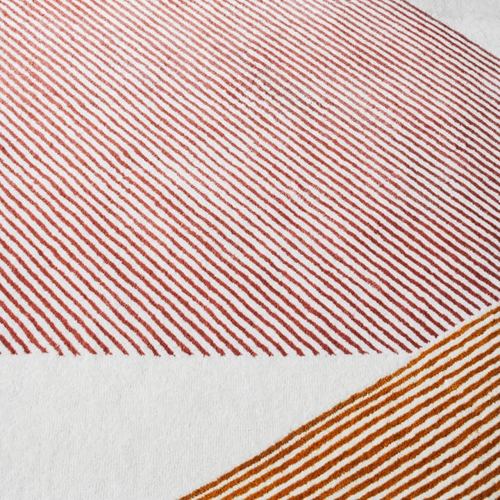 Stripes-villamatto, vaaleanpunainen - 200x300 cm - NJRD