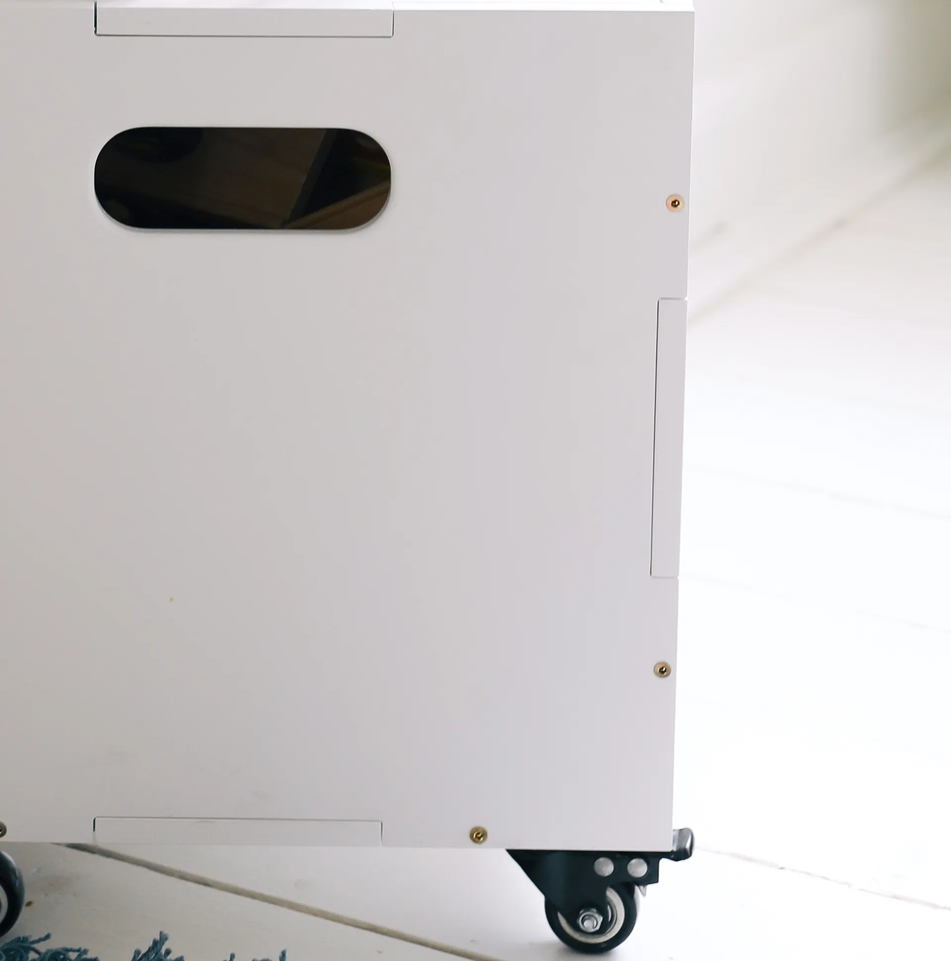 Cube Storage pyörät säilytyslaatikkoon 4 kpl, Musta Nofred