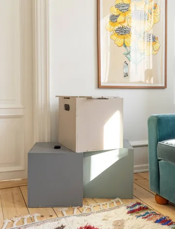 Cube Storage säilytyslaatikko - Beige - Nofred