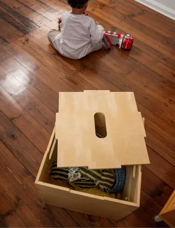 Cube Storage säilytyslaatikko - Koivu - Nofred