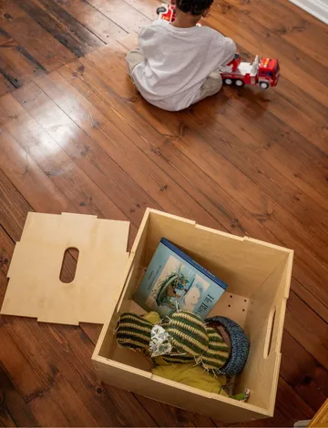 Cube Storage säilytyslaatikko - Koivu - Nofred