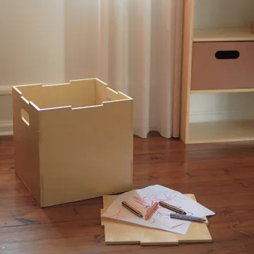 Cube Storage säilytyslaatikko - Koivu - Nofred