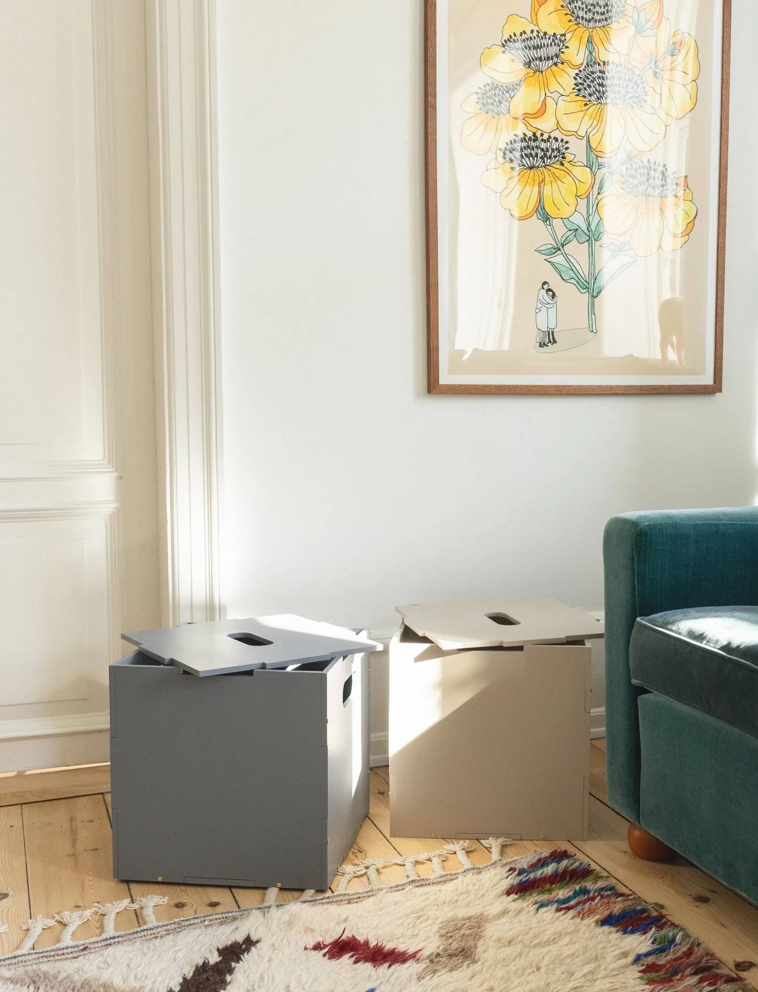 Cube Storage säilytyslaatikko, Oliivinvihreä Nofred
