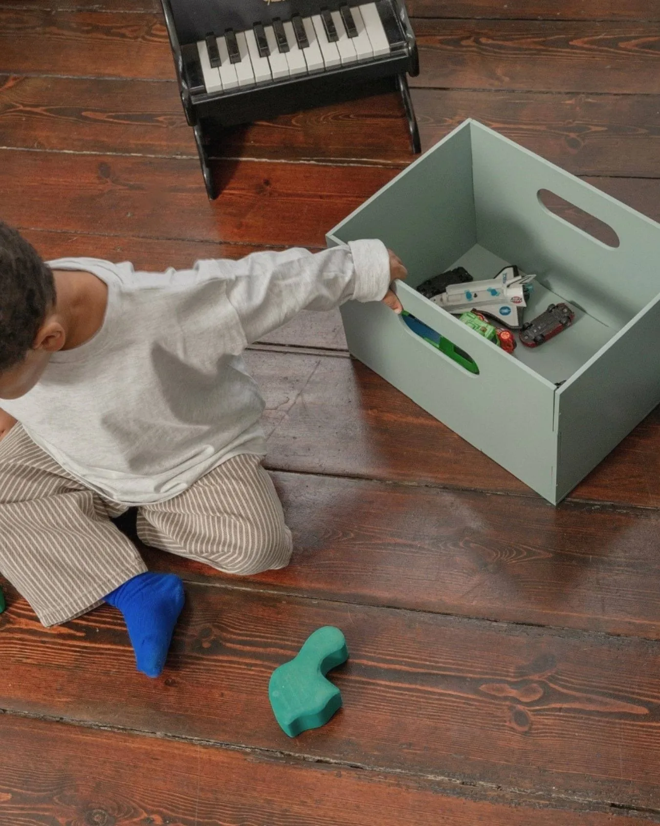 Kiddo Box säilytyslaatikko, Oliivinvihreä Nofred