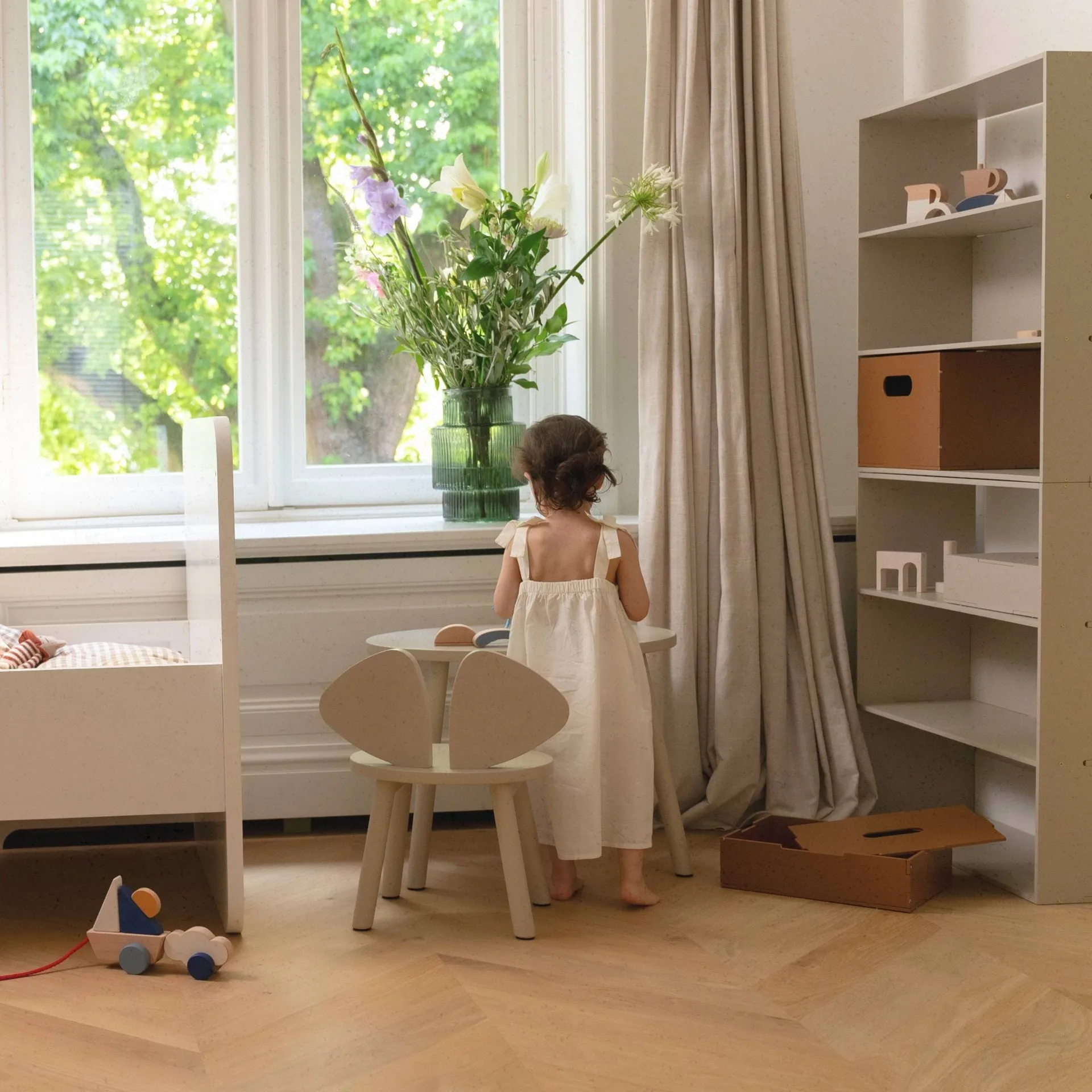 Kiddo Shelving lastenhylly, Beige Nofred