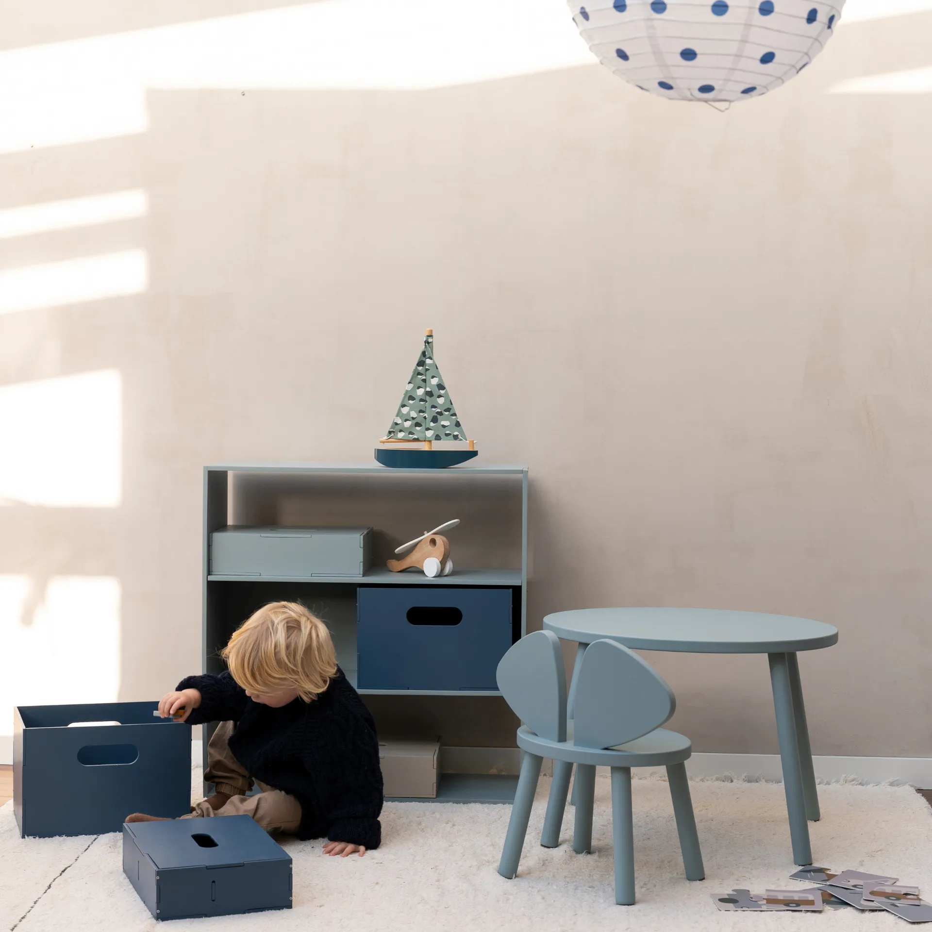 Kiddo Shelving lastenhylly, Oliivinvihreä Nofred
