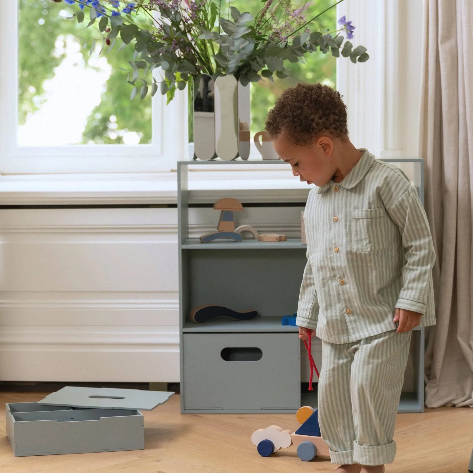 Kiddo Shelving lastenhylly, Oliivinvihreä Nofred