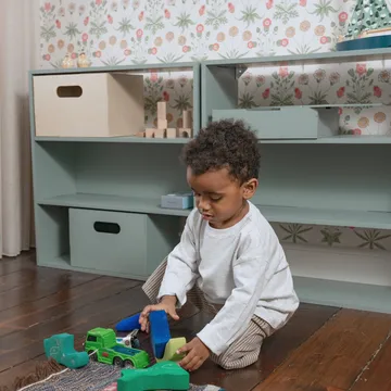 Kiddo Shelving lastenhylly - Oliivinvihreä - Nofred