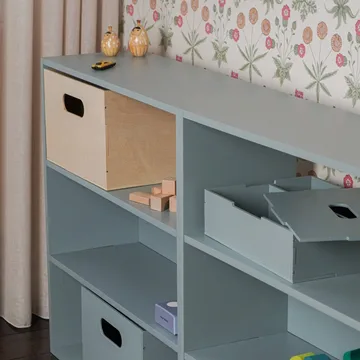 Kiddo Shelving lastenhylly - Oliivinvihreä - Nofred