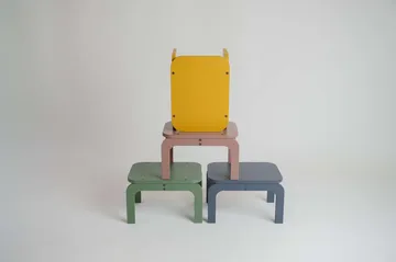 Kiddo Step Seat jakkara - Curry - Nofred