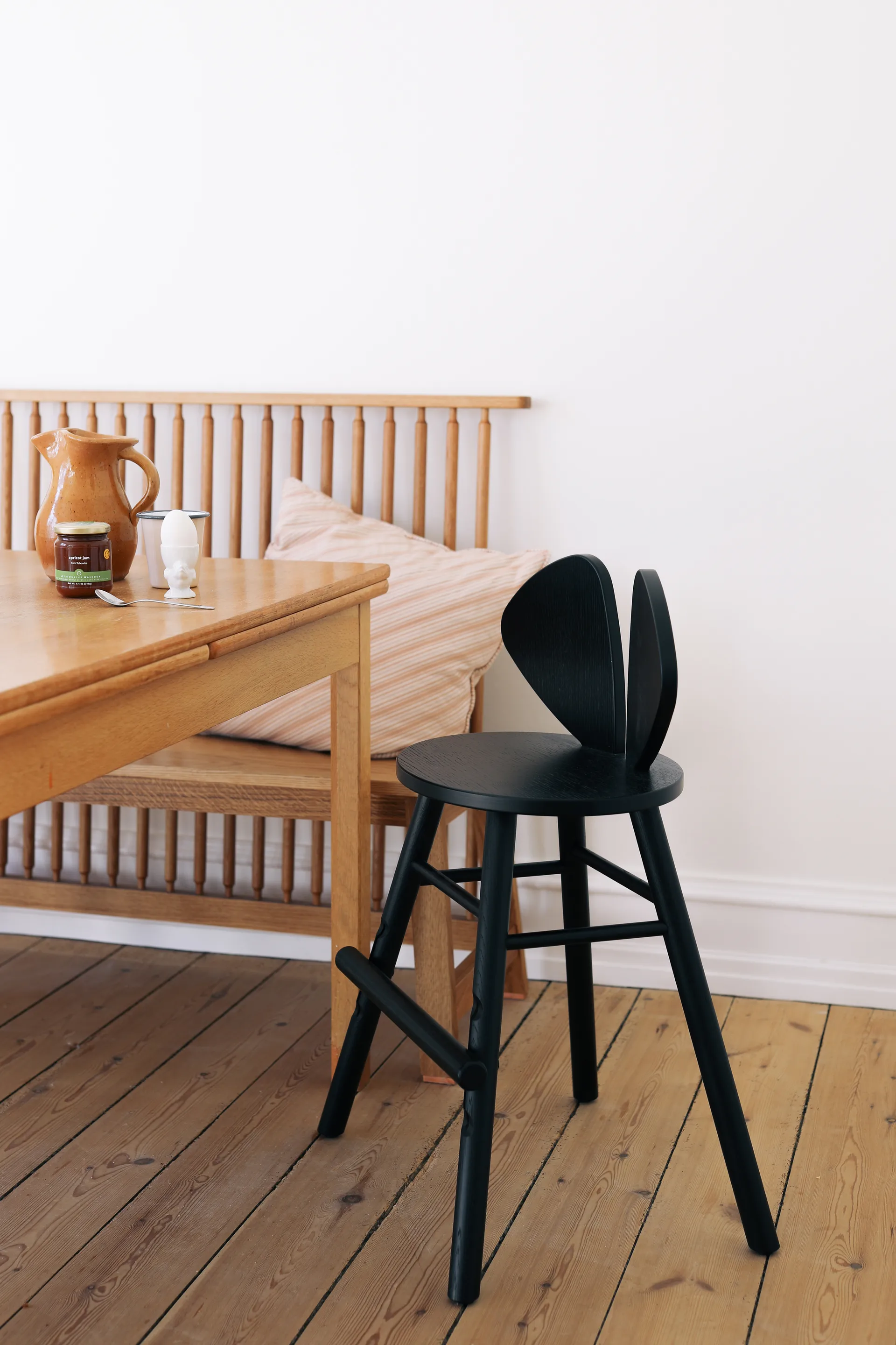 Mouse Chair Junior tuoli, Musta Nofred