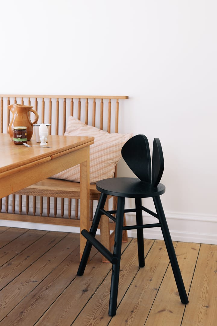 Mouse Chair Junior tuoli, Musta Nofred