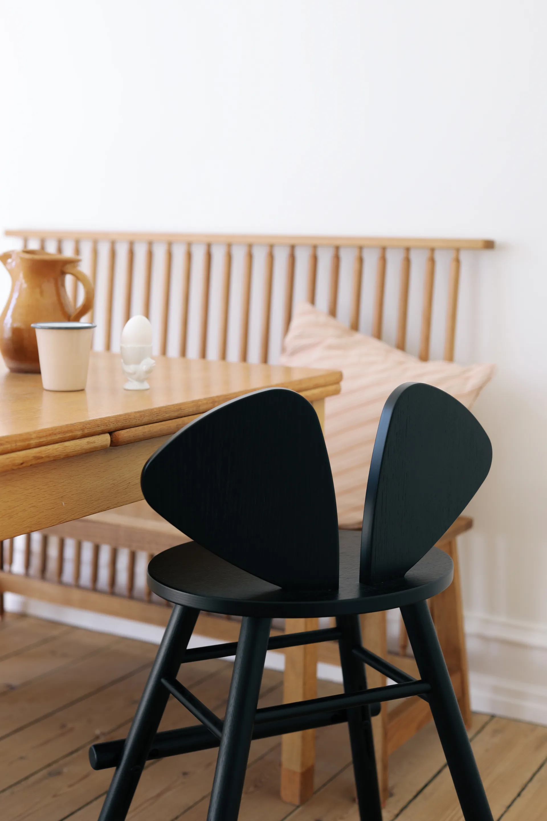 Mouse Chair Junior tuoli, Musta Nofred