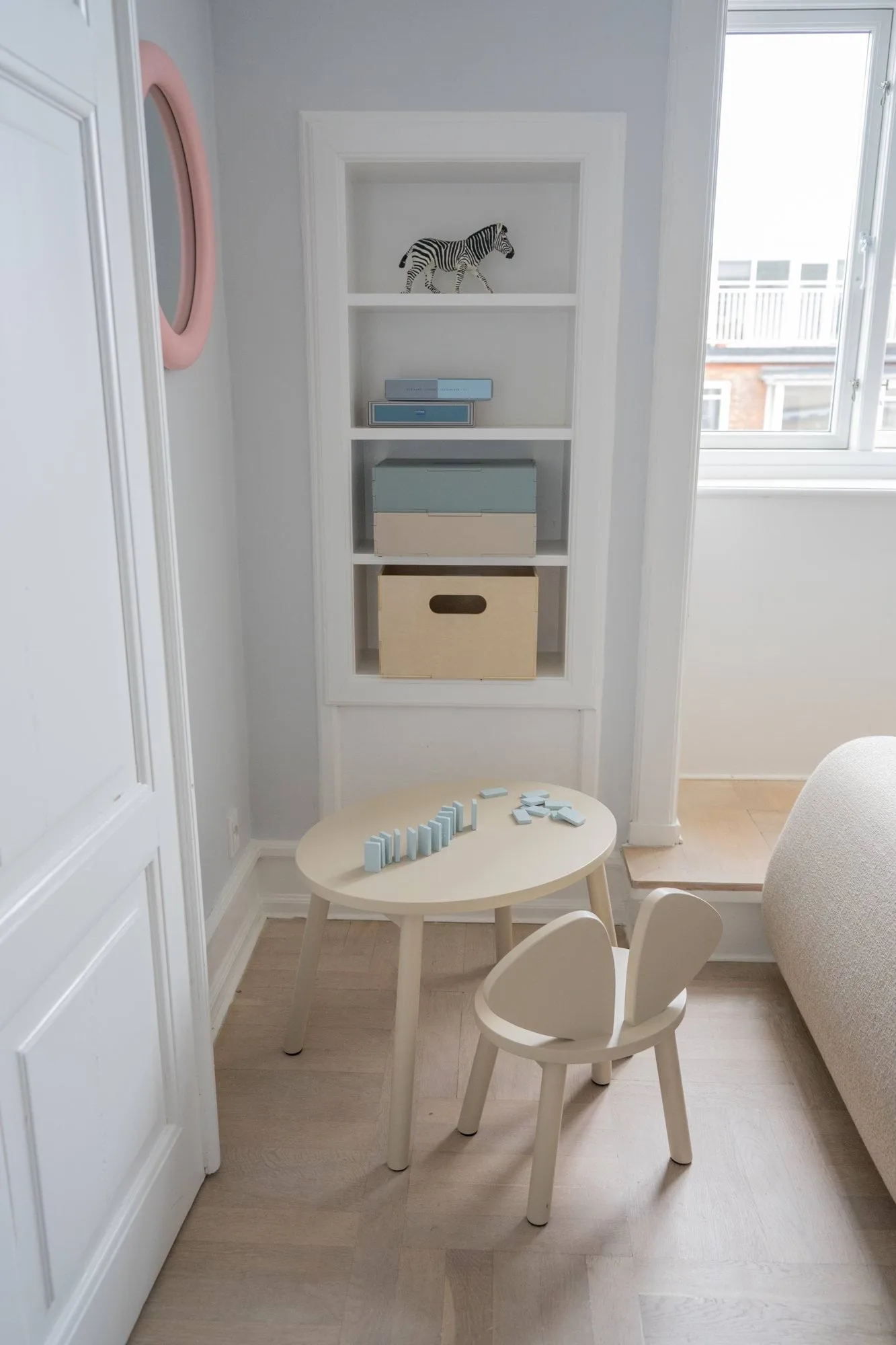 Mouse Chair lastentuoli, Beige Nofred