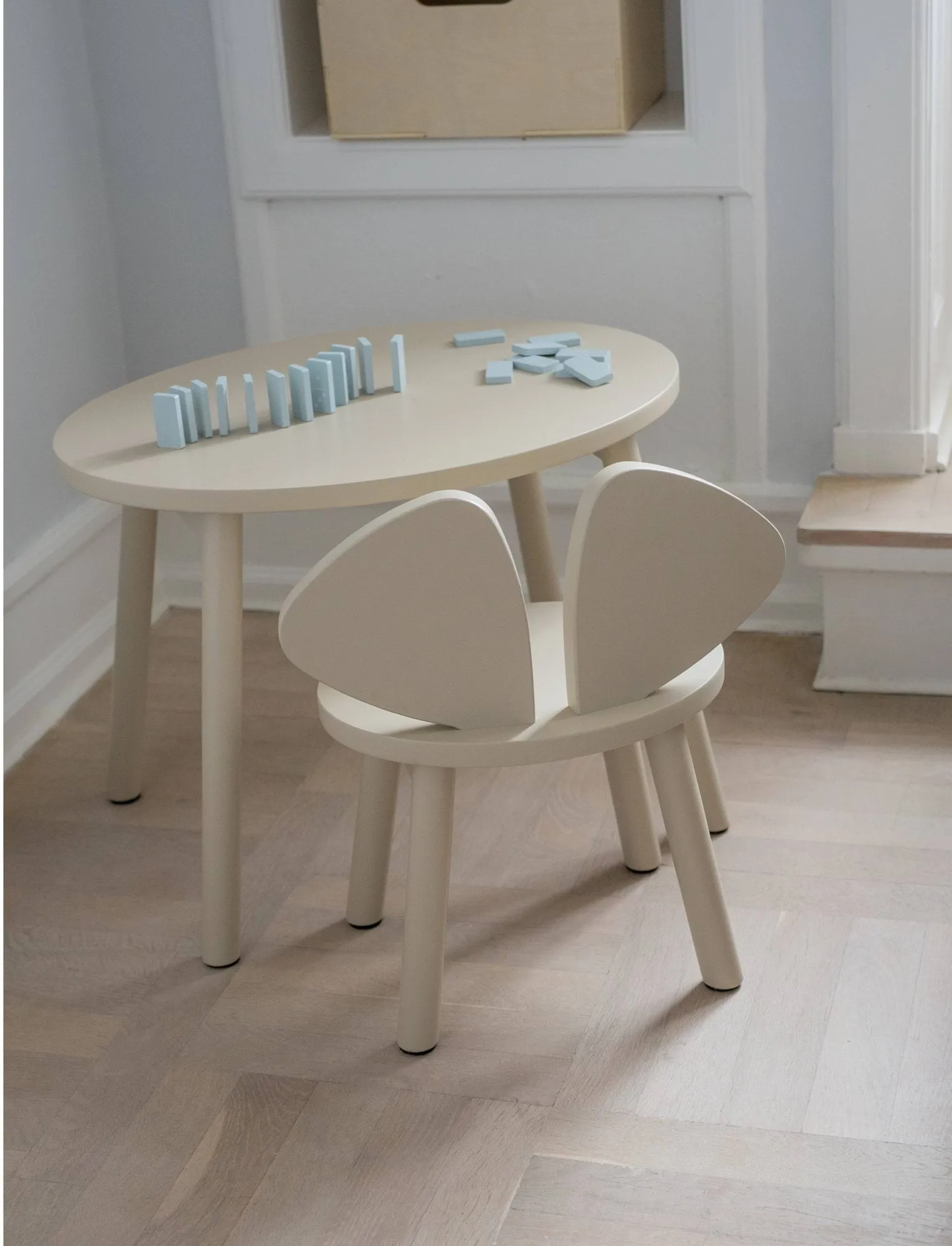 Mouse Chair lastentuoli, Beige Nofred