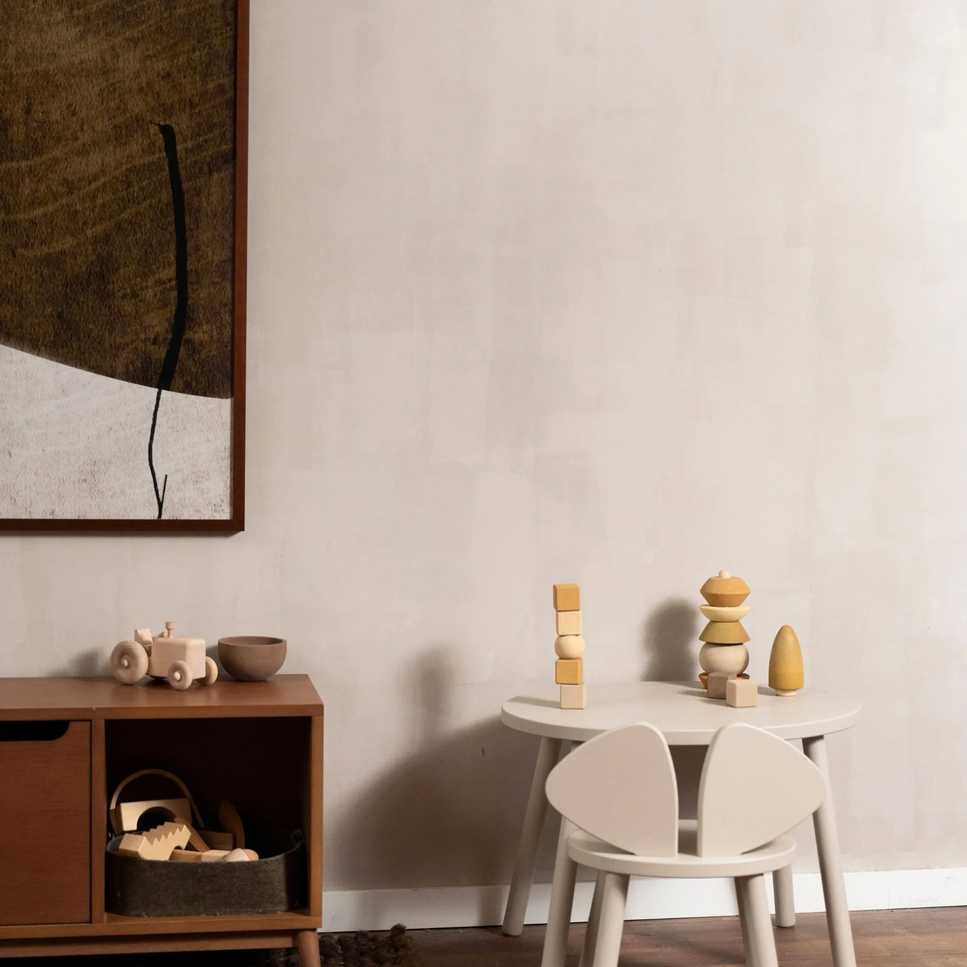 Mouse Chair lastentuoli, Beige Nofred
