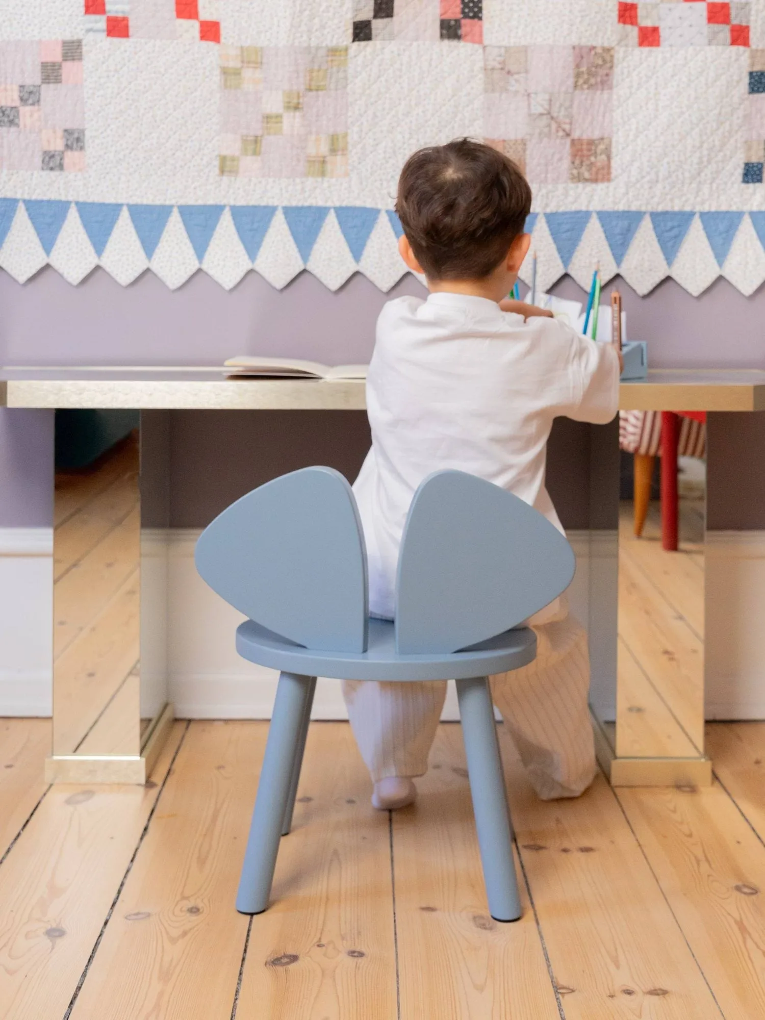 Mouse Chair lastentuoli, Blue Nofred