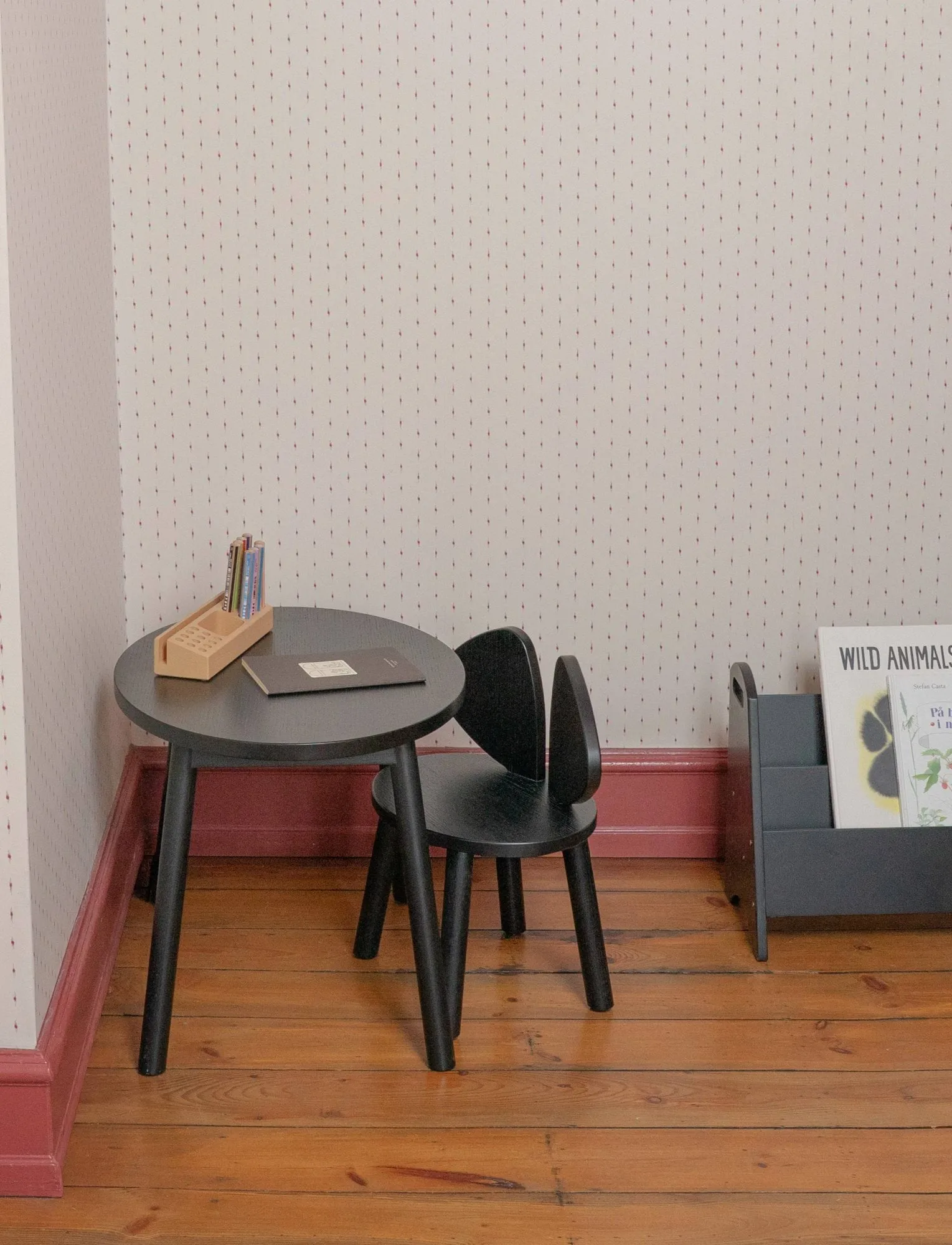 Mouse Chair lastentuoli, Musta Nofred
