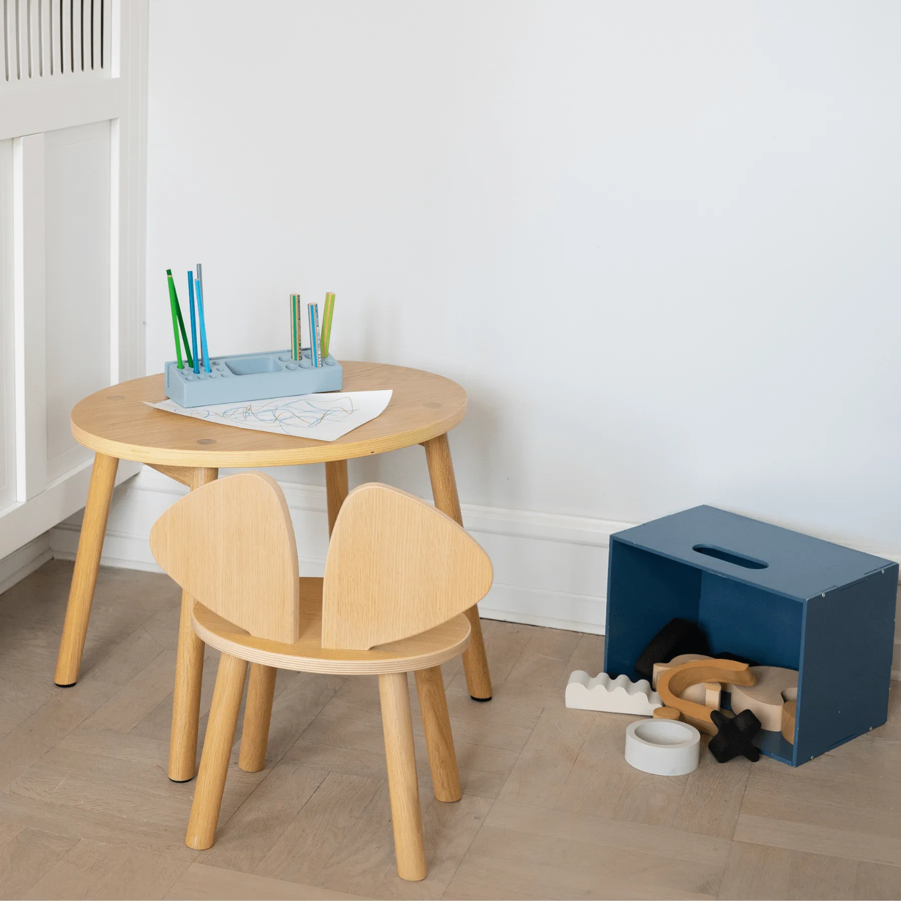 Mouse Chair lastentuoli, Tammi Nofred