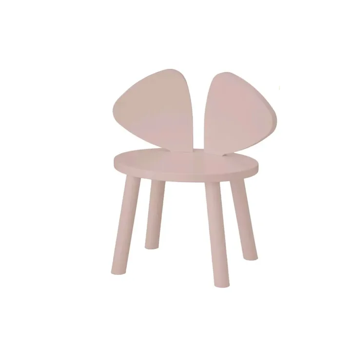 Mouse Chair lastentuoli - Vaaleanpunainen - Nofred