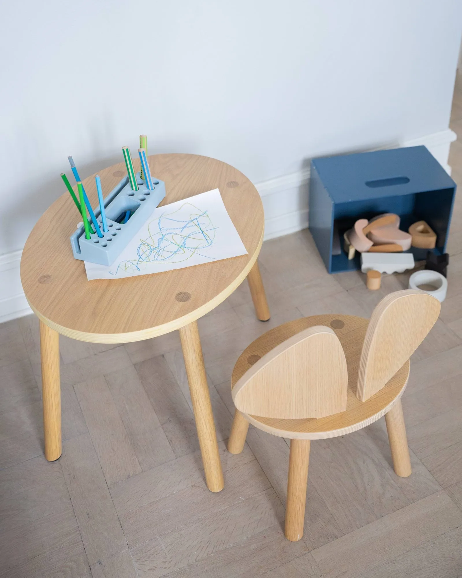 Mouse Table lastenpöytä, Tammi Nofred