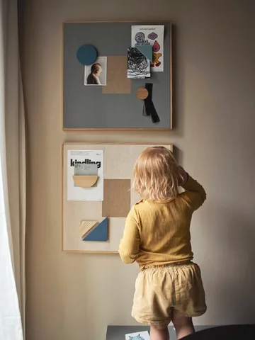 Noticeboard ilmoitustaulu + 3 magneettia - Sininen - Nofred