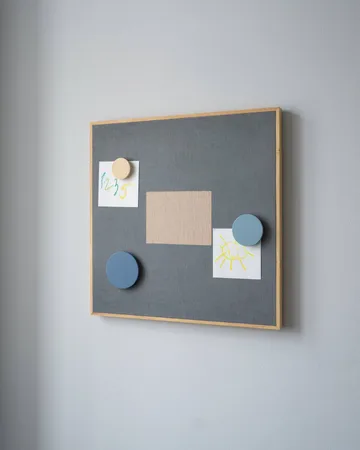 Noticeboard ilmoitustaulu + 3 magneettia - Sininen - Nofred