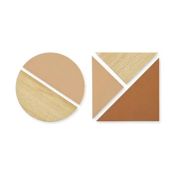 Pin Magnets magneettisetti 5 osaa - Hiekka - Nofred