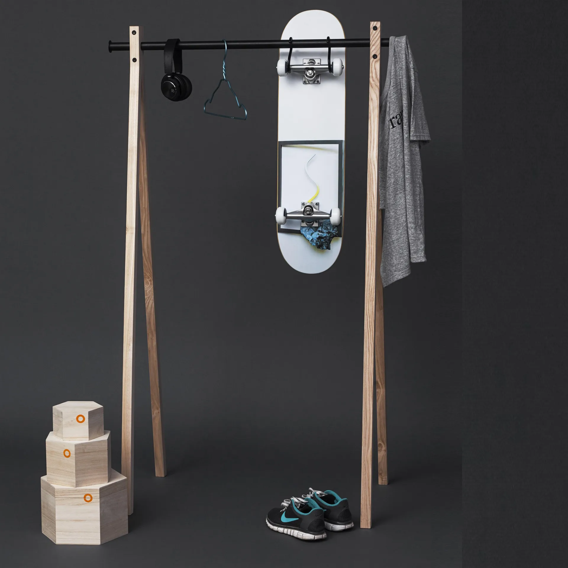 Dress-Up 90 vaatetanko, vaalea-svart Nomess Copenhagen