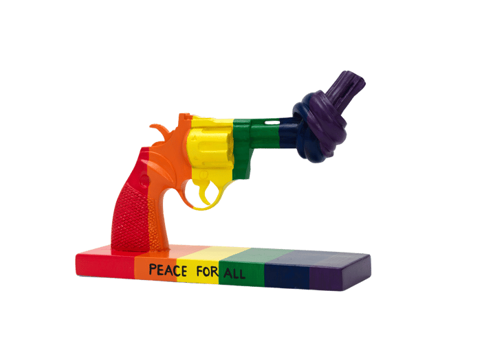 Peace for All koriste 19 cm, Multi Non Violence