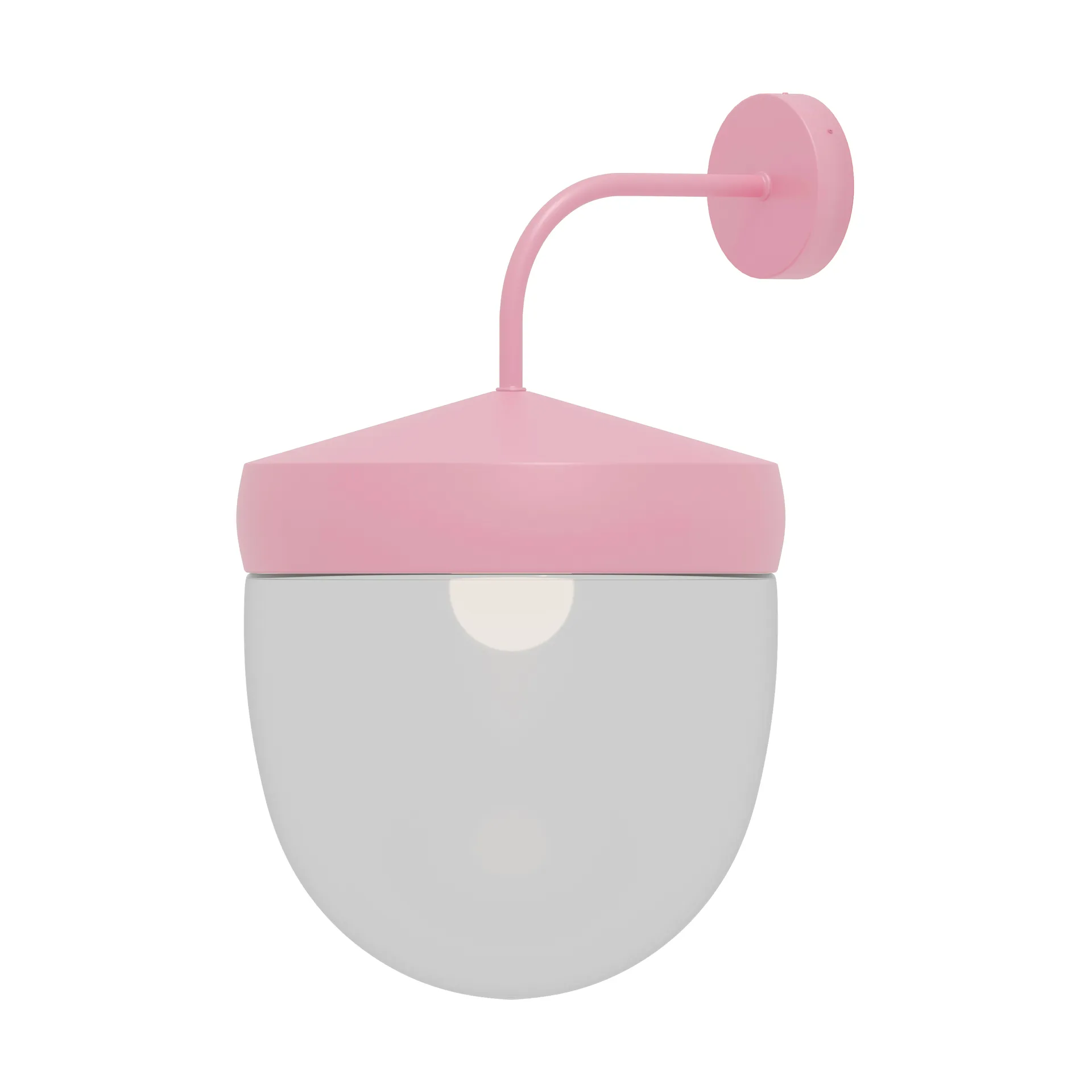 Pan seinävalaisin kirkas 30 cm, Vaaleanpunainen Noon