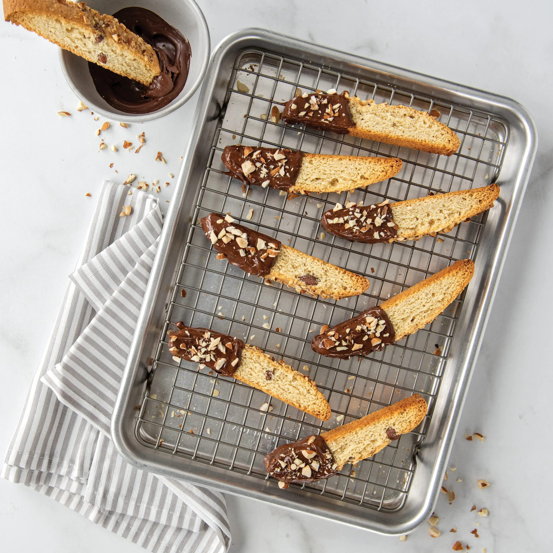 Naturals quarter sheet uunipelti ritilällä, Hopea Nordic Ware