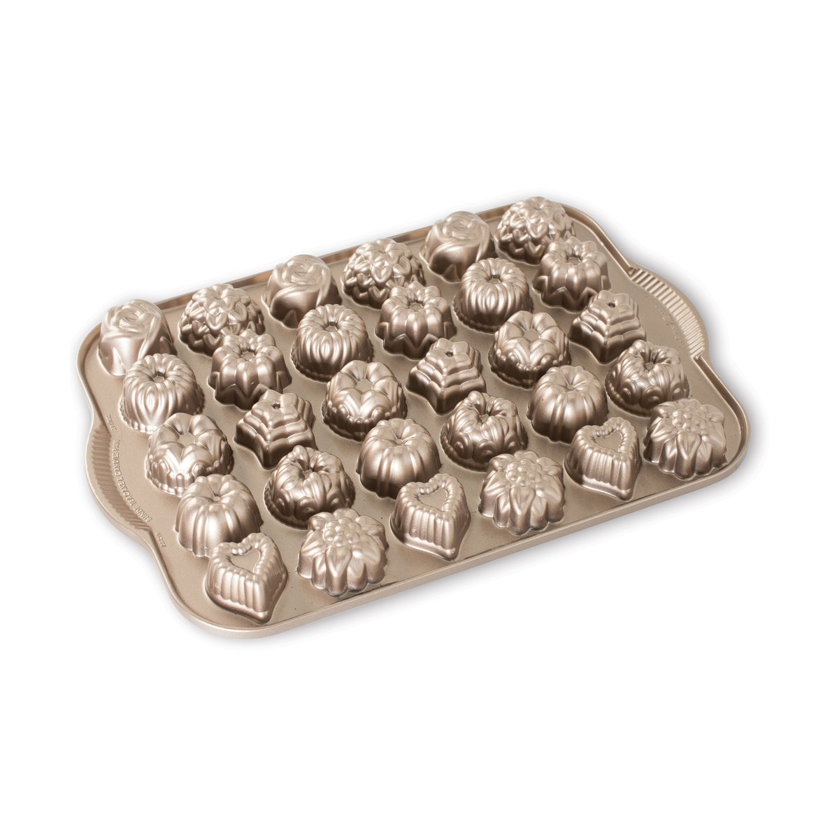 Nordic Ware Bundt Tea Cakes and Candy -leivontavuoka Kulta