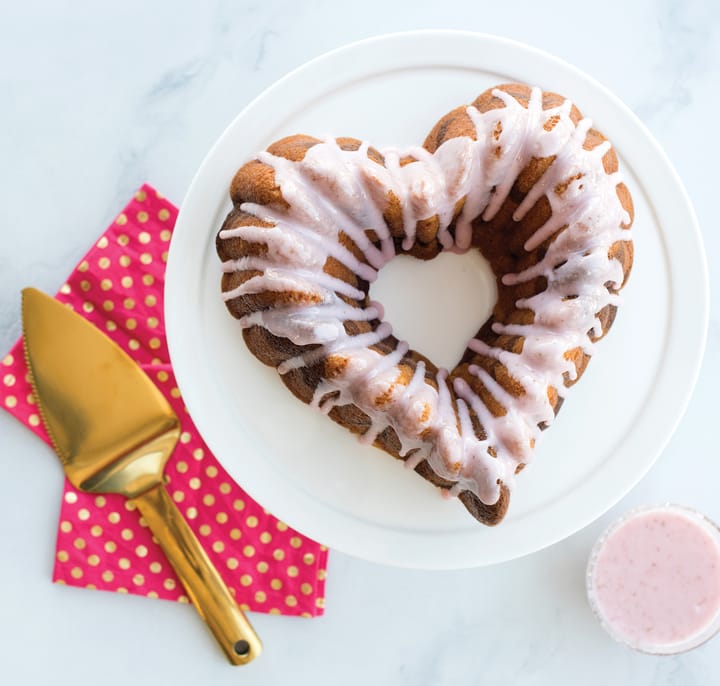 Nordic Ware Elegant heart bundt -leivontavuoka - 2,4 l - Nordic Ware