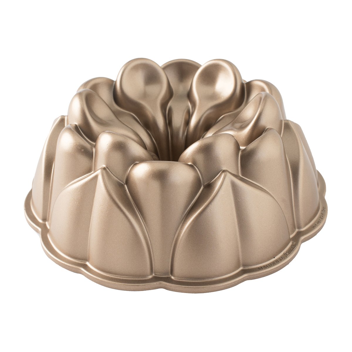 Nordic Ware Magnolia bundt -leivontavuoka 2,4 l | Skandinaavinen Sisustus | Kakkumuotit ja piparkakkumuotit | Kullanvärinen