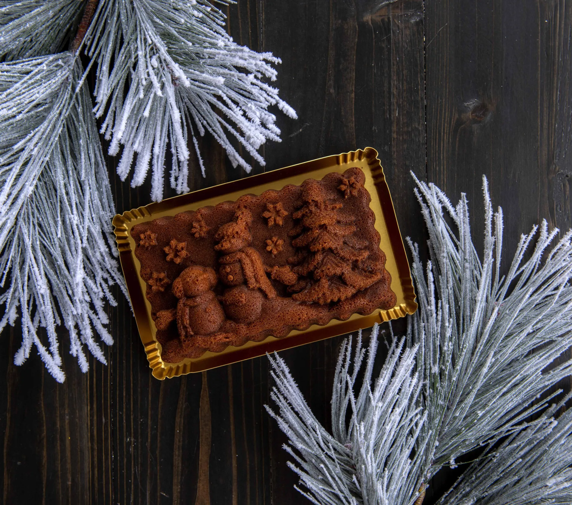 Nordic Ware Winter Wonderland -leipävuoka 1,4 l, Hopea Nordic Ware