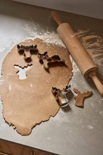 BAKE piparkakkumuotti - Poro, 3 osaa - Nordwik