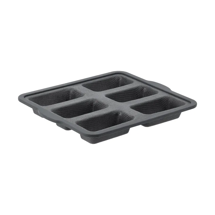 BAKE silikonivuoka vahvistetulla kehyksellä - Suorakulmainen, 6 kpl, 26,2x22,1 cm - Nordwik