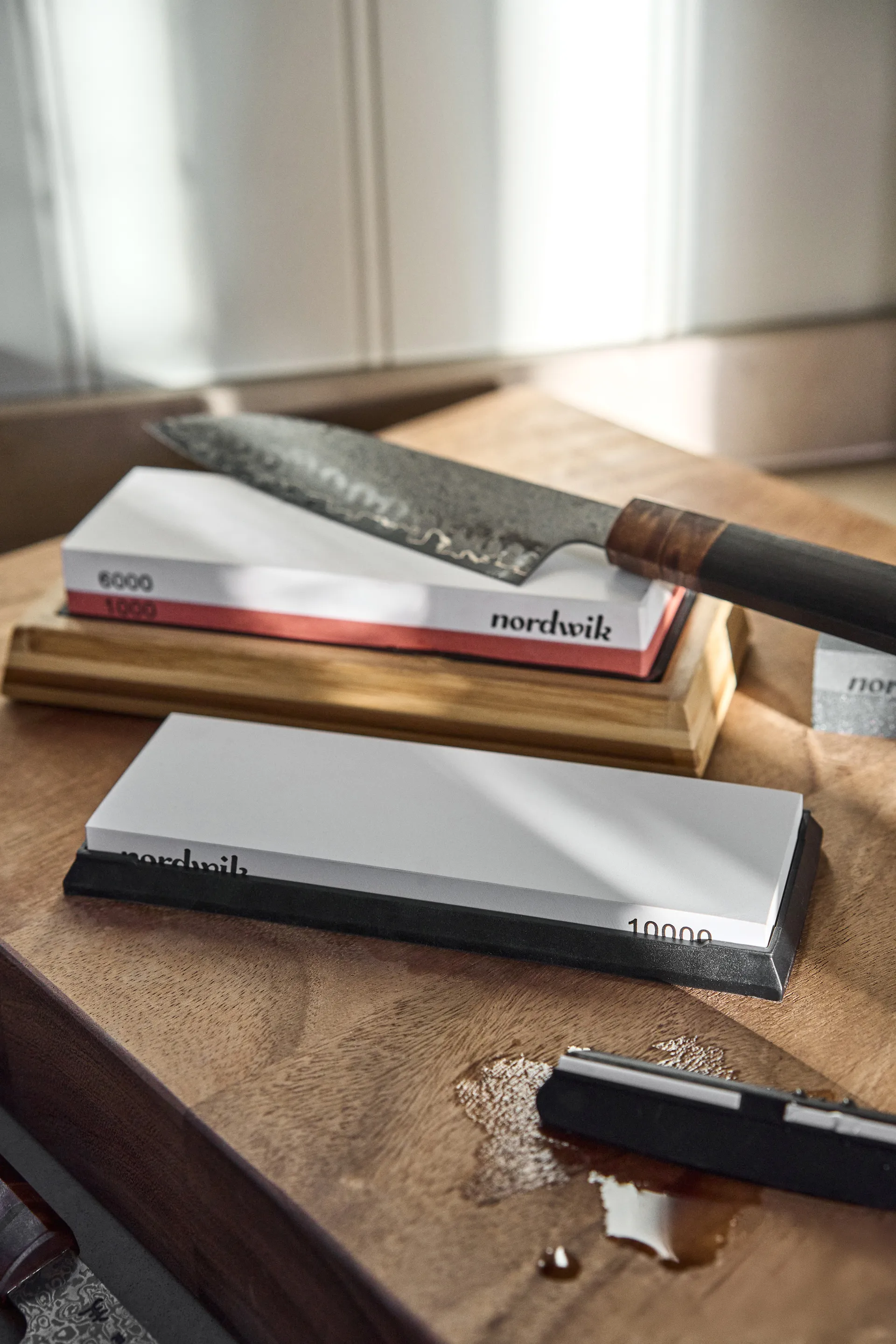 Märkähiomakivi kiillotus, 10 000 karkeus Nordwik