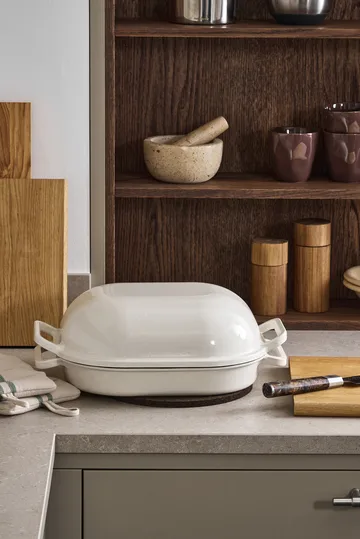 Nordwik Levain leipävuoka emaloitu 39x26 cm - Kreemi - Nordwik