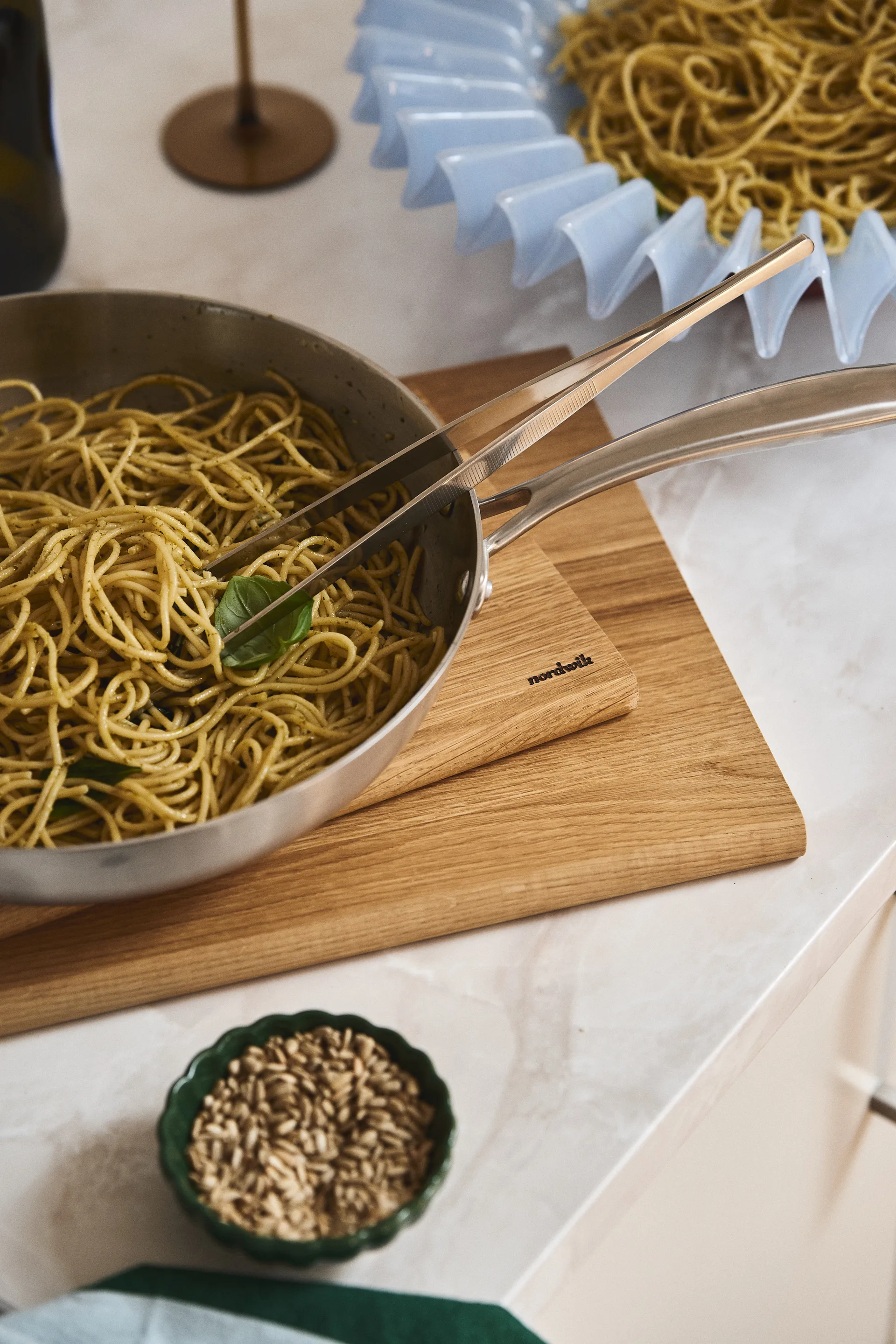 Nordwik paistinpinsetit ruostumatonta terästä, 30 cm Nordwik