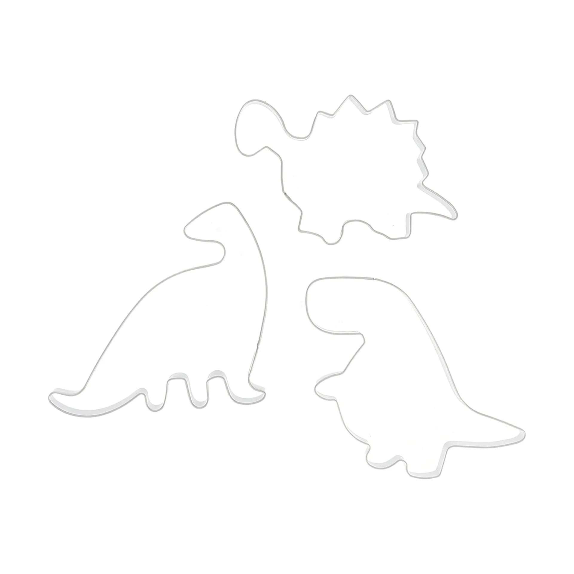 Nordwik piparkakkumuotti dinosaurus 3 osaa, Ruostumaton teräs Nordwik