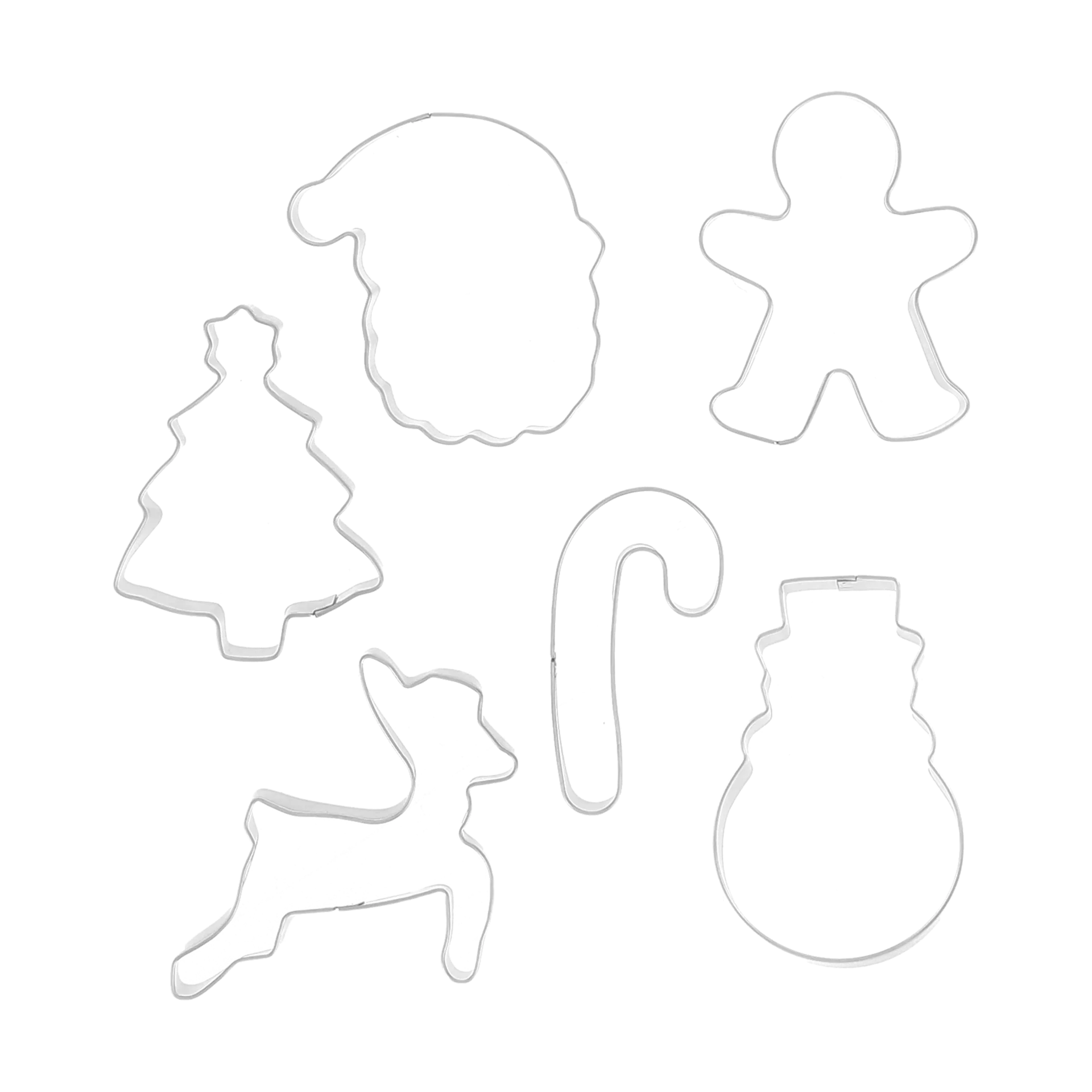 Nordwik piparkakkumuotti joulu 6 osaa, Ruostumaton teräs Nordwik