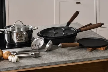 Nordwik valurautapata puukahvalla - 28 cm - Nordwik