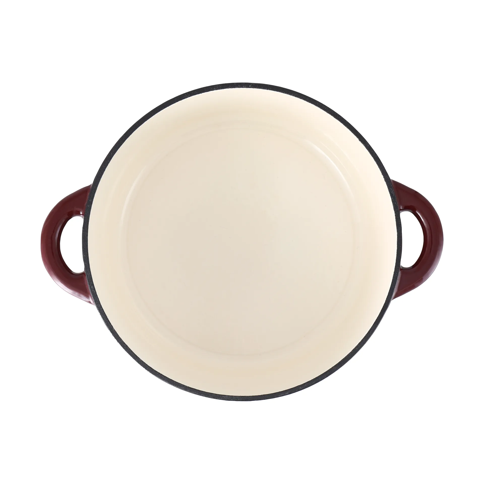 Nordwik valurautapata pyöreä 5 l, Burgundi Nordwik