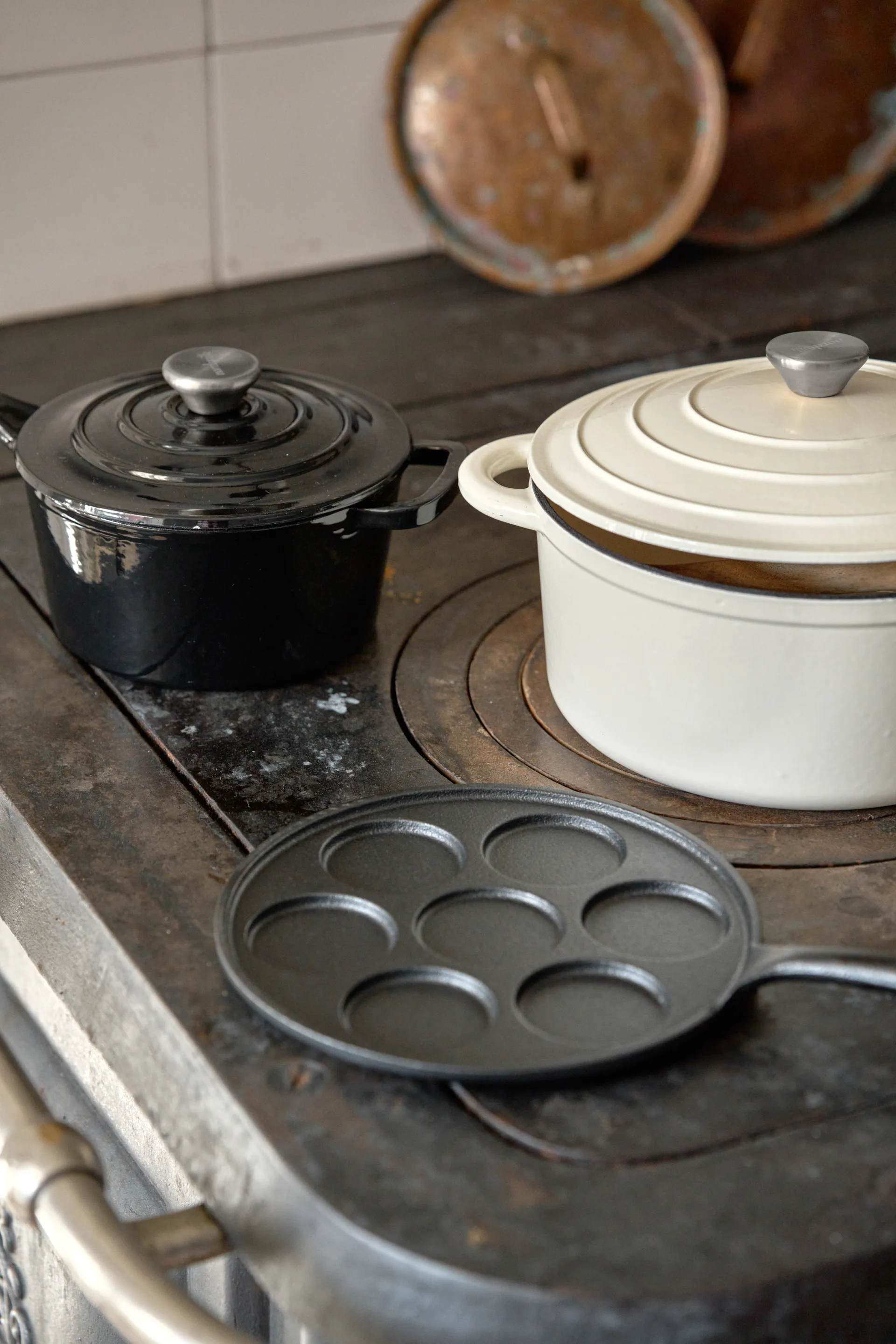 Nordwik valurautapata pyöreä 5 l, Creme Nordwik