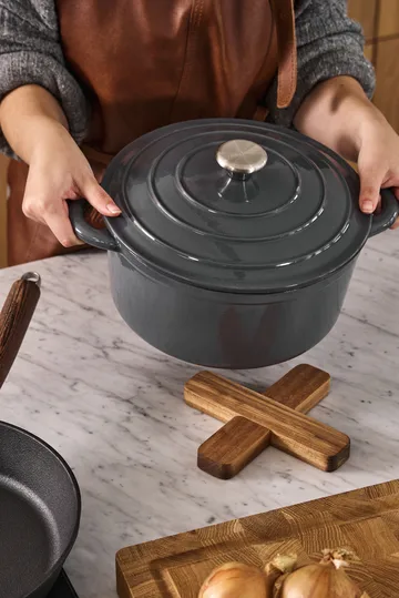 Nordwik valurautapata pyöreä 5 l - Harmaa - Nordwik